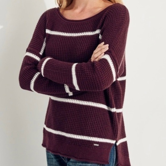 HOLLISTER Burgundy Sweater XS - Picture 8 of 9